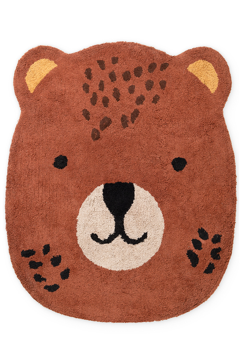 Dětský kusový koberec Hanse Home Snuggle 106455 Brown Multicolor 120x149 cm