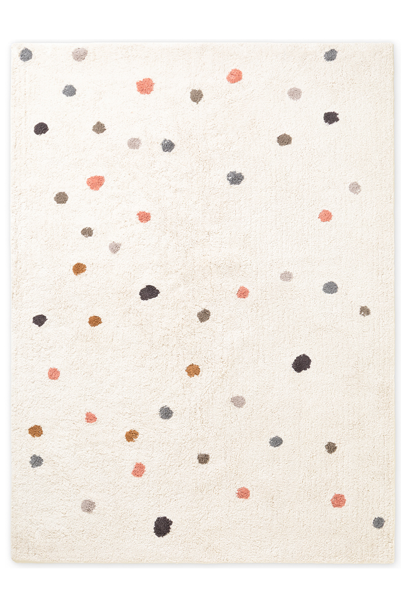Dětský kusový koberec Hanse Home Snuggle 106458 Cream Multicolor 140x200 cm