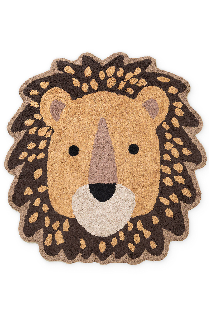 Dětský kusový koberec Hanse Home Snuggle 106465 Brown Multicolor 120x125 cm
