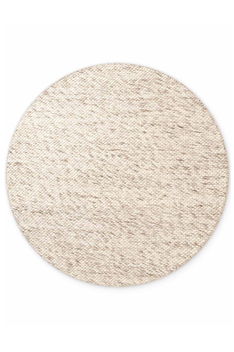 Levně Kruhový kusový koberec Elle Decoration Lyon 106316 Natural Cream Brown Ø 160 cm