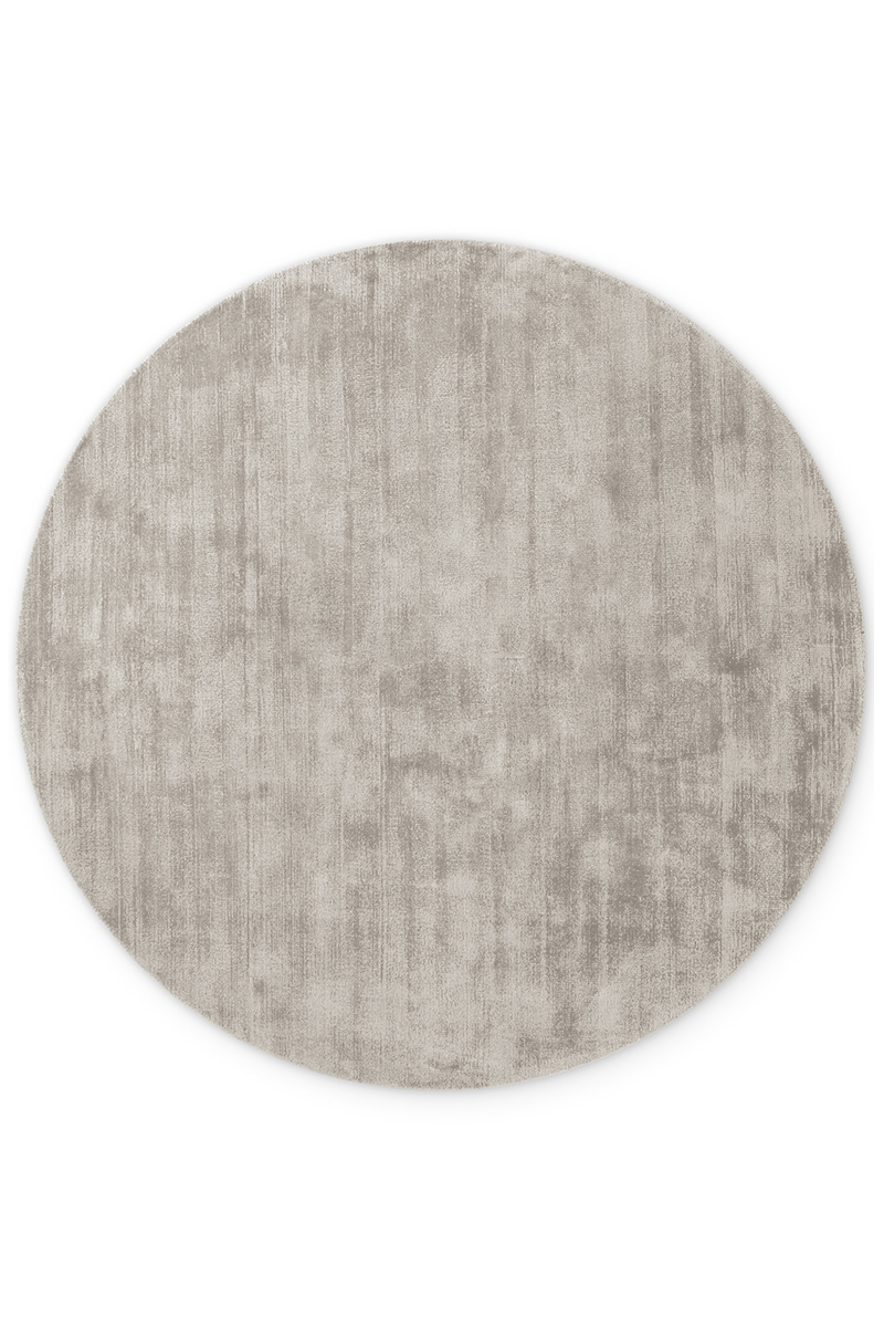 Kruhový kusový koberec Vikosa Noemi 106294 Silver Grey Ø 150 cm