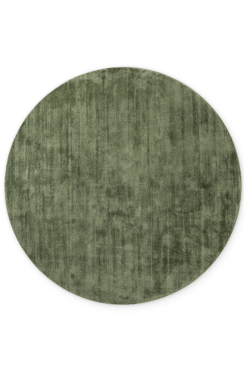 Kruhový kusový koberec Vikosa Noemi 106296 Green Ø 200 cm