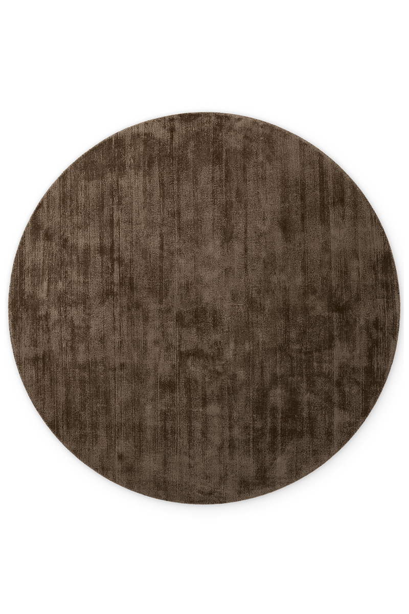 Kruhový kusový koberec Vikosa Noemi 106297 Brown Ø 120 cm
