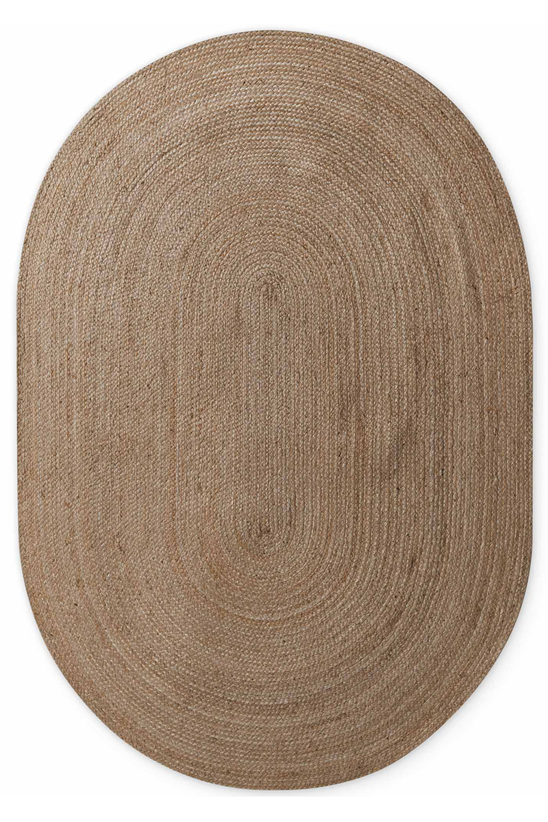 Levně Kusový koberec Hanse Home Jute Braided 106006 Natural Grey Brown - ovál 160x230 ovál cm
