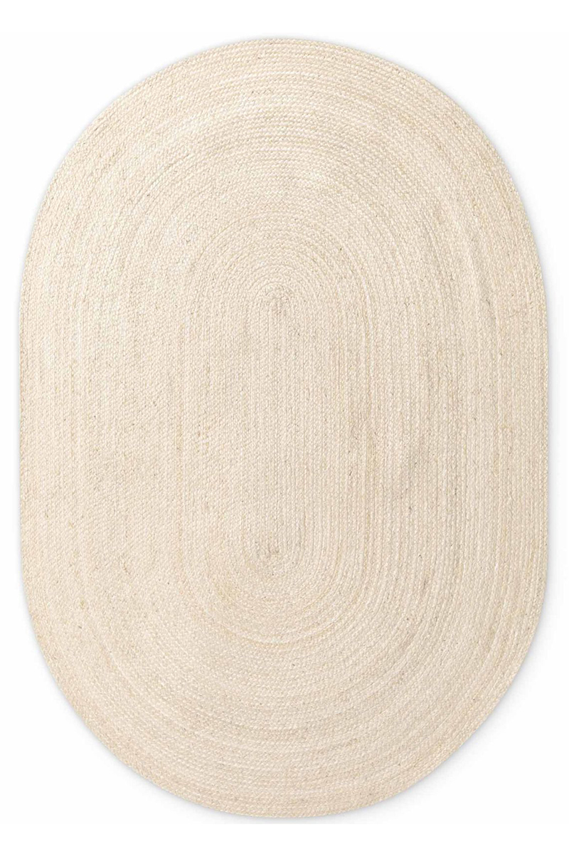 Levně Kusový koberec Hanse Home Jute Braided 106007 Natural Ivory - ovál 160x230 ovál cm