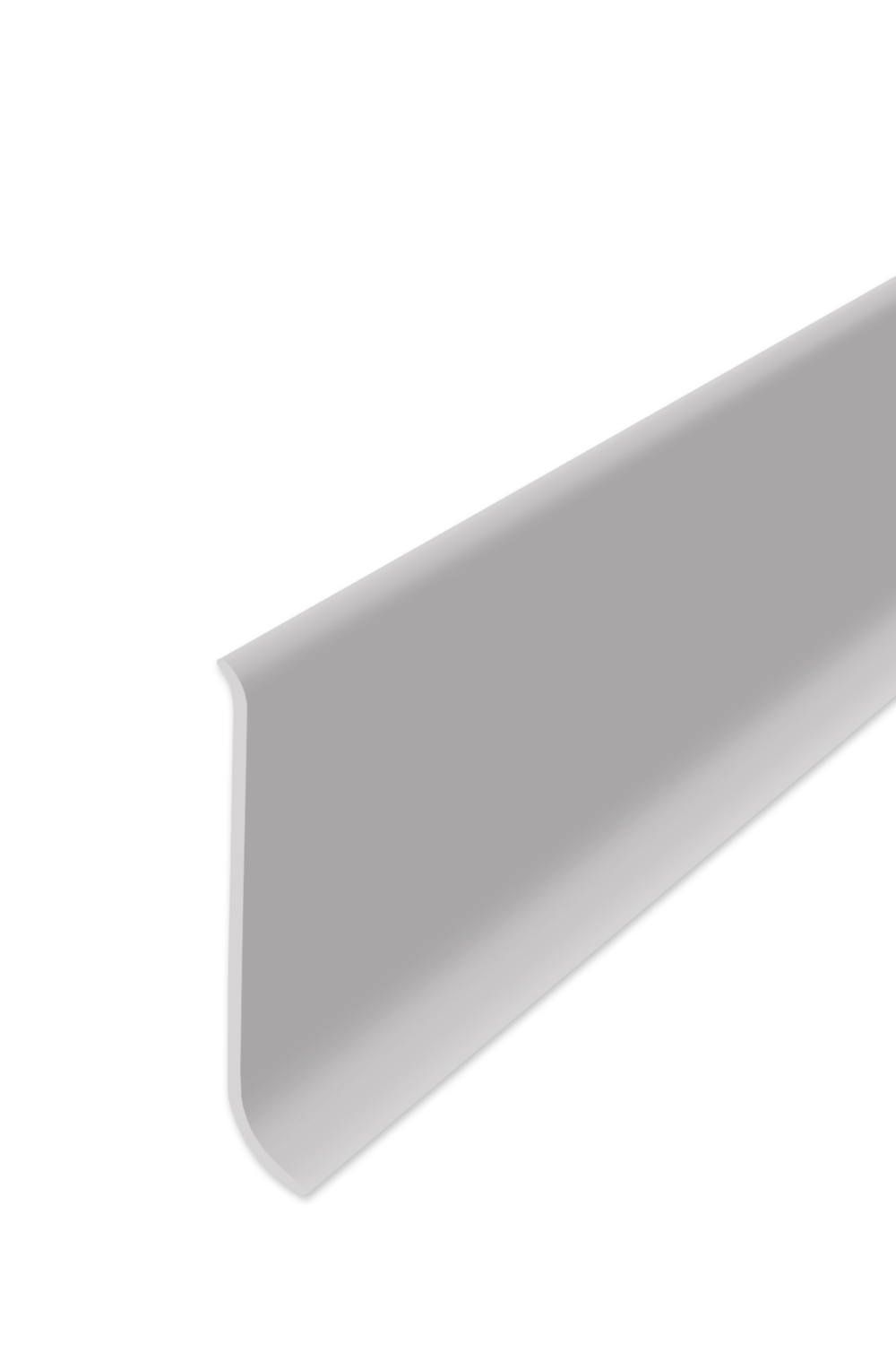 Levně Soklový profil samolepící - Stříbrný Matný 58x12 mm Lišta